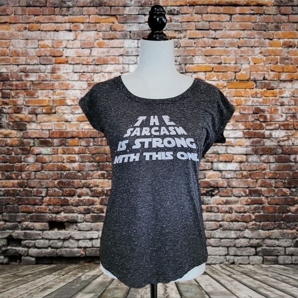 "the Sarcasm is Strong With This One" Star Wars Style Sleeveless Tee